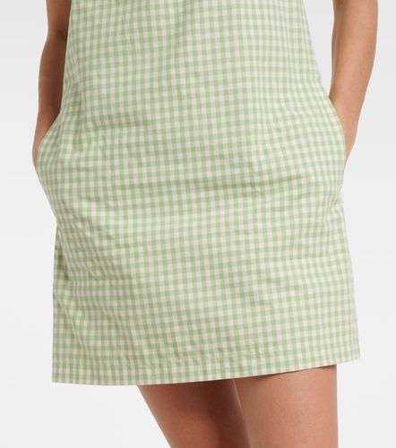 Robe Sloan en coton mélangé à carreaux vichy - Simkhai - Modalova