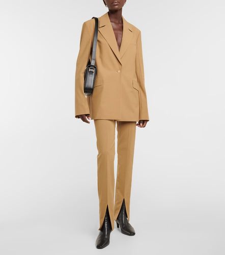Pantalon slim Florine en laine mélangée - Nanushka - Modalova