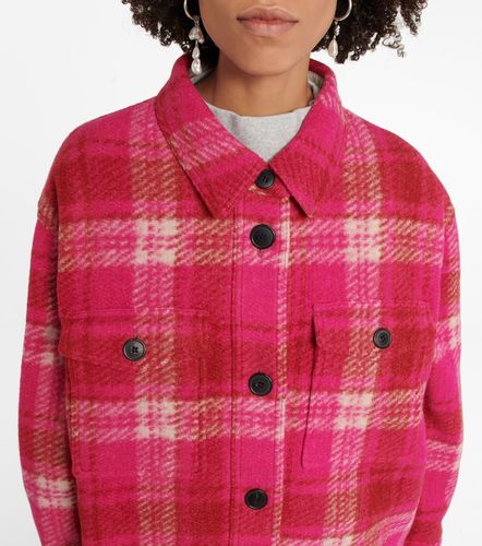 Veste Harveli en laine mélangée à carreaux - Marant Etoile - Modalova
