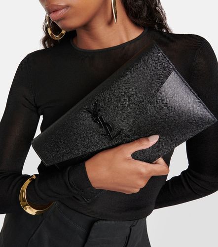 Pochette Uptown en cuir - Saint Laurent - Modalova