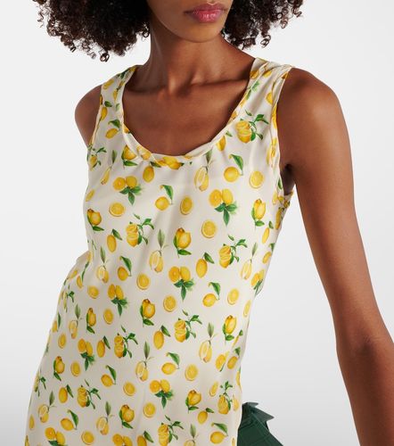 Robe longue Tonale imprimée en soie - Sportmax - Modalova