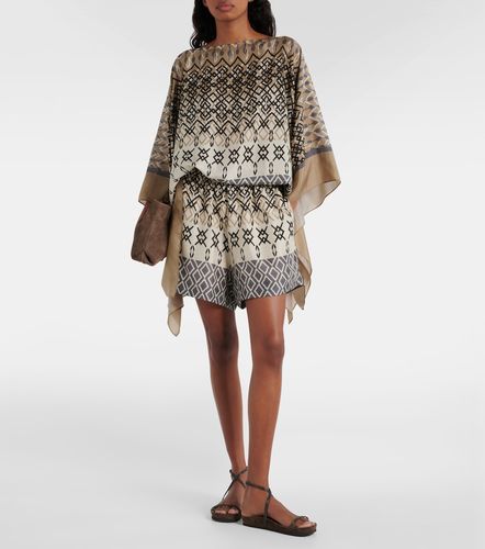 Short imprimé en soie - Brunello Cucinelli - Modalova