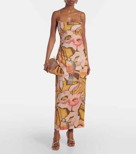 Robe longue Talulah à fleurs en lin - SIR - Modalova