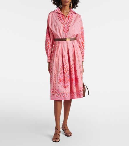 Robe midi imprimée en coton mélangé - Etro - Modalova