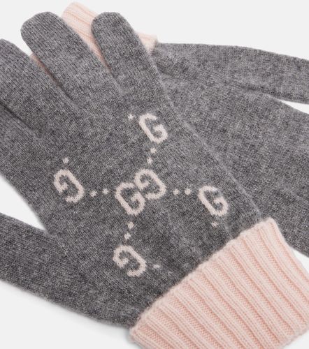Gants GG en jacquard de cachemire - Gucci - Modalova
