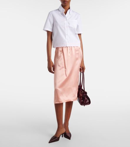 Prada Chemise en coton à logo - Prada - Modalova