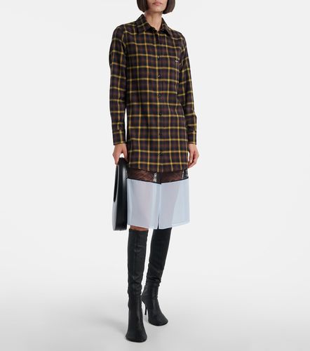 Coperni Robe chemise à carreaux - Coperni - Modalova