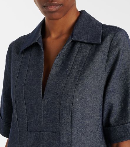 Robe en chambray de coton et lin - Vince - Modalova