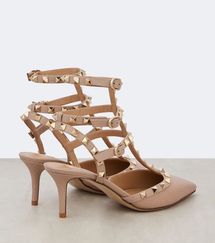 Escarpins Rockstud en cuir - Valentino Garavani - Modalova