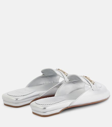Mules Miss MJ en cuir métallisé - Christian Louboutin - Modalova