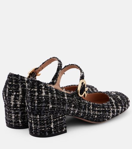 Escarpins Mary Jane Mary Ribbon 45 en bouclé - Gianvito Rossi - Modalova