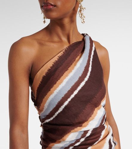 Robe longue Marga rayée en lin - Faithfull - Modalova