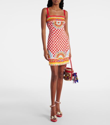 Robe Taormina imprimée en soie mélangée - Dolce&Gabbana - Modalova