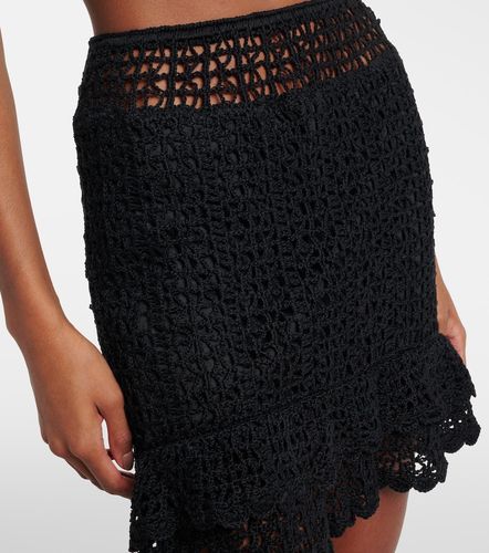 Mini-jupe Brigette en crochet de coton - Anna Kosturova - Modalova