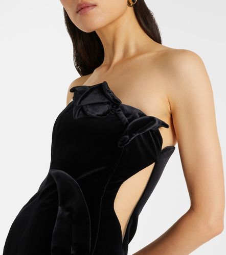 Robe longue Marilyn en velours - Leo Lin - Modalova