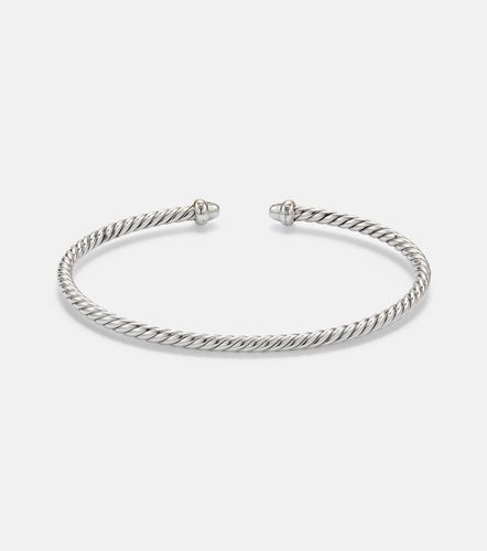 Bracelet Micro Cable Flex® en argent sterling et or 14 ct et diamants - David Yurman - Modalova