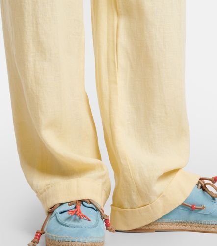 Pantalon droit en lin - Polo Ralph Lauren - Modalova