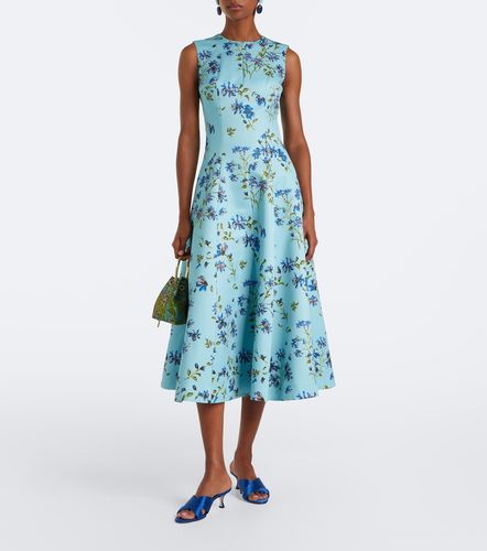 Robe midi Mara à fleurs - Emilia Wickstead - Modalova