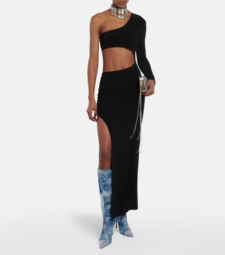 Bottes tie & dye en jean - Alexandre Vauthier - Modalova