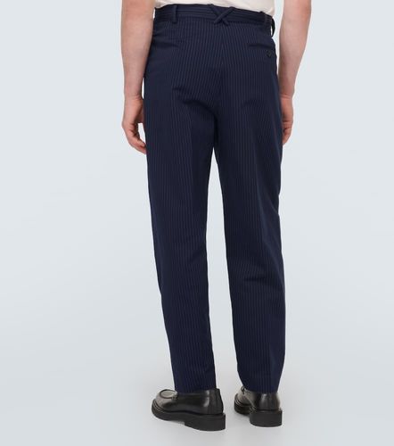 Pantalon rayé en coton et lin - Kenzo - Modalova