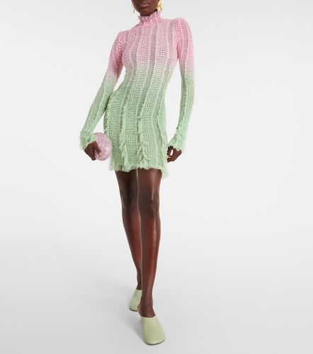 Robe Angel imprimée à finitions en tulle - Roberta Einer - Modalova
