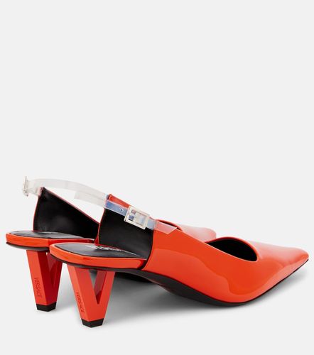 Versace Escarpins slingback en cuir - Versace - Modalova