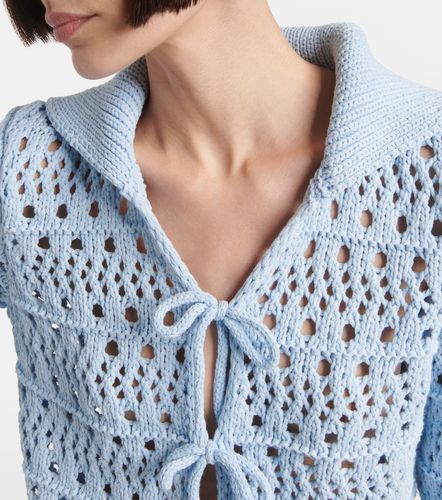 Ganni Cardigan en coton mélangé - Ganni - Modalova