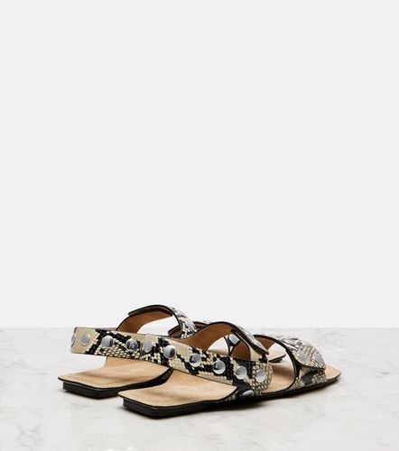Sandales Boden en cuir embossé - Khaite - Modalova