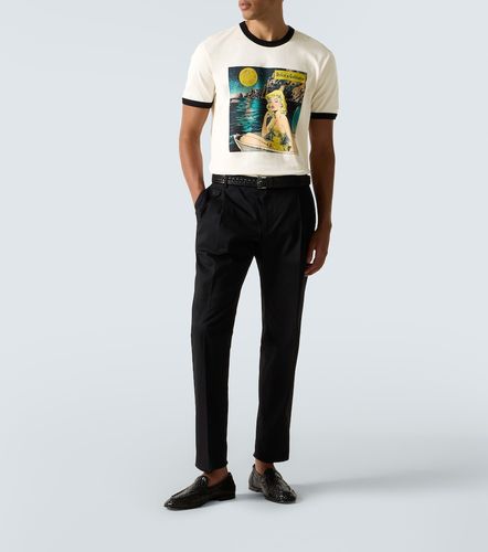 T-shirt Sun’s Up imprimé en coton - Dolce&Gabbana - Modalova