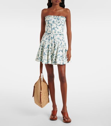 Robe bustier Casquette en coton mélangé - Agua by Agua Bendita - Modalova