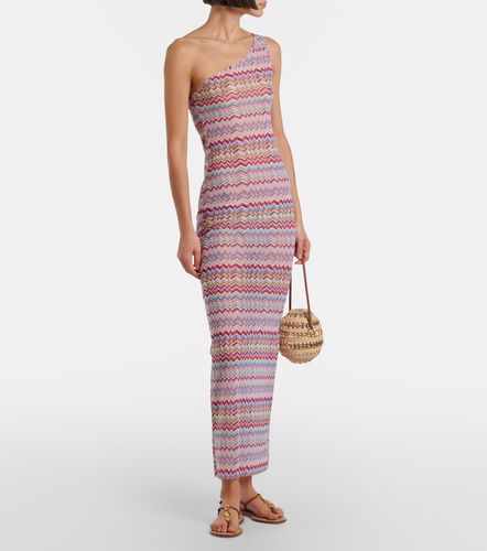 Robe longue Zigzag asymétrique - Missoni - Modalova