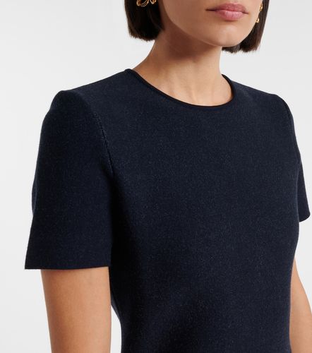 Robe midi en jacquard à fleurs - Oscar de la Renta - Modalova