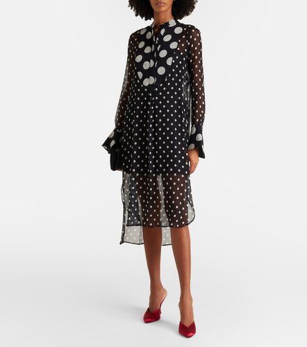 Robe midi en soie à pois - Nina Ricci - Modalova