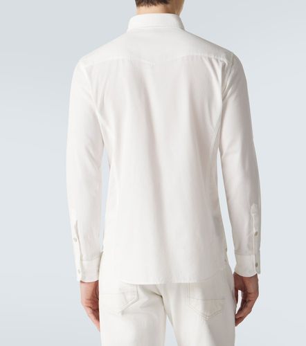 Chemise en velours côtelé de coton - Tom Ford - Modalova