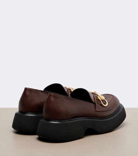 Mocassins compensés Brittany Horsebit en cuir - Gucci - Modalova