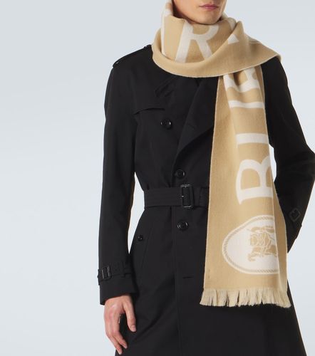 Burberry Écharpe en laine à logo - Burberry - Modalova