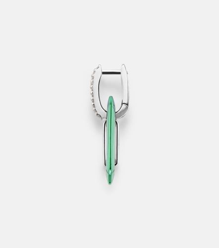 Eéra Boucle d'oreille Chiara en or blanc 18 ct et diamants - Eera - Modalova