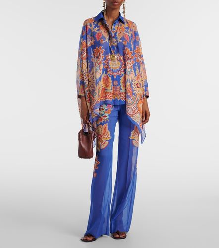 Etro Poncho imprimé - Etro - Modalova