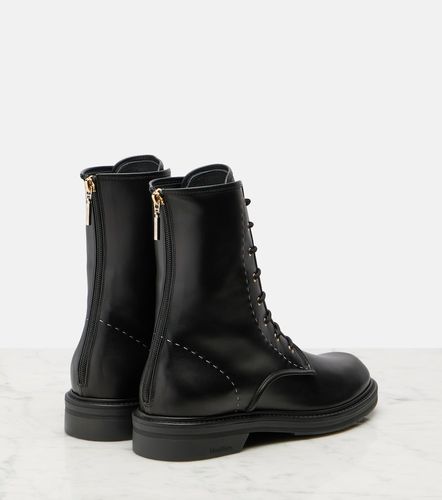 Bottines Urbancombat en cuir - Max Mara - Modalova