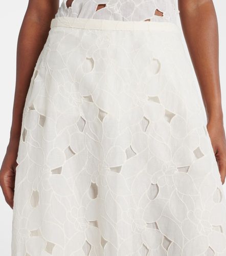 Jupe longue Caro en organdi de coton - Ulla Johnson - Modalova
