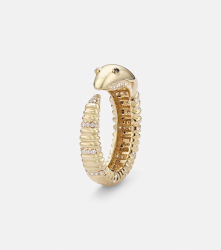 Yvonne Léon Bague Écrevisse en or 9 ct et diamants - Yvonne Leon - Modalova