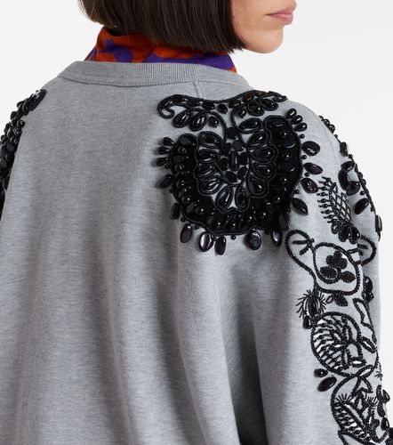 Sweat-shirt en coton à ornements - Dries Van Noten - Modalova