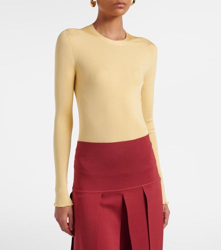 Alaïa Top en soie mélangée - Alaia - Modalova