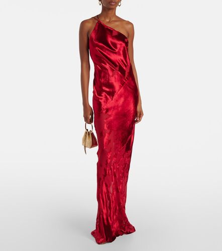 Robe longue asymétrique en soie - The Sei - Modalova