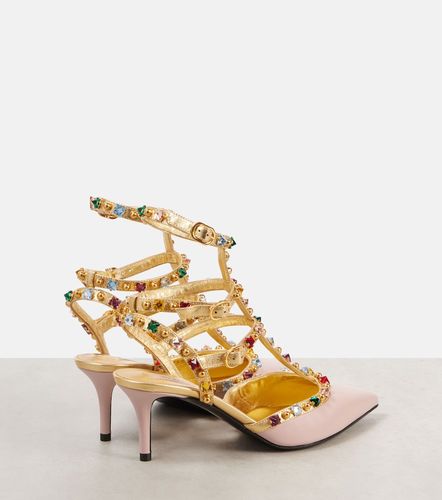 Escarpins Rockstud 65 en cuir - Valentino Garavani - Modalova