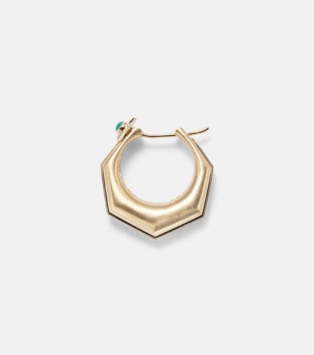 Boucle d'oreille unique Baba Large en or 18 ct, diamants et émeraude - Marie Lichtenberg - Modalova