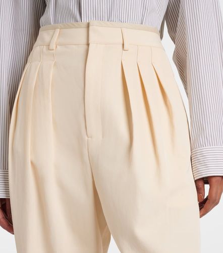 Pantalon tapered en gabardine - Lemaire - Modalova