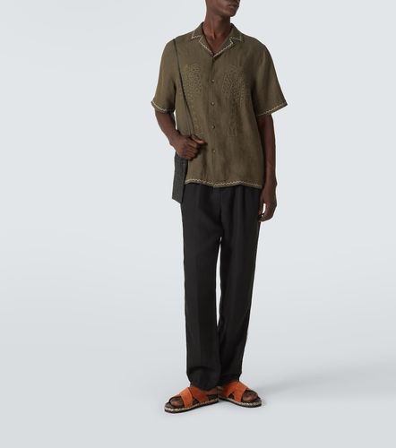 Chemise Flavio brodée en lin - Frescobol Carioca - Modalova