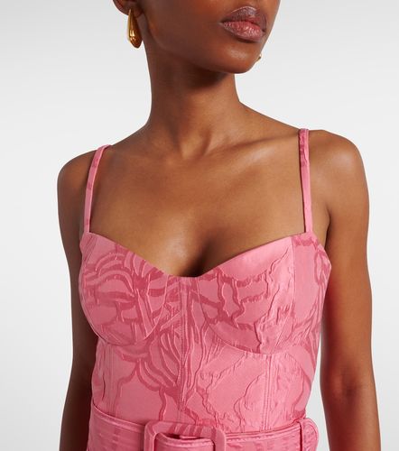 Robe de cocktail Petra en jacquard à fleurs - Rebecca Vallance - Modalova