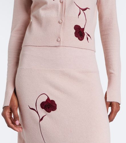Cardigan à appliqués floraux - Erdem - Modalova